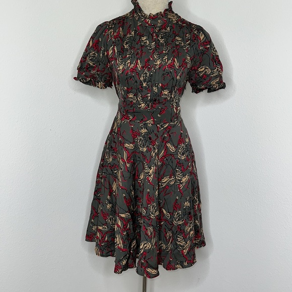 🔹 Mise en Scene by Ruffian Silk Dress - Picture 1 of 5